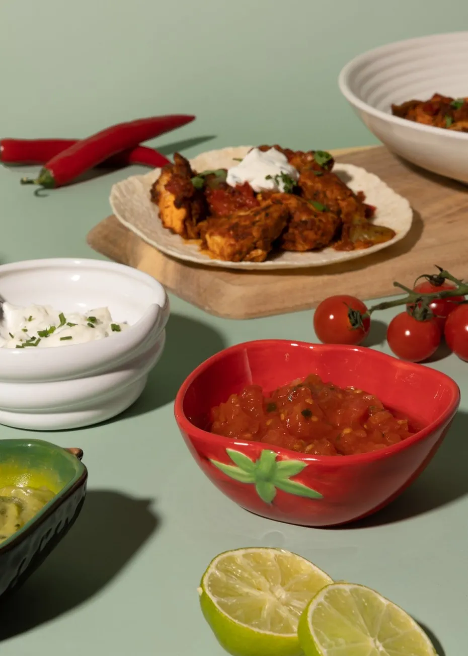 Typhoon World Foods Set of 3 Fajita Bowls