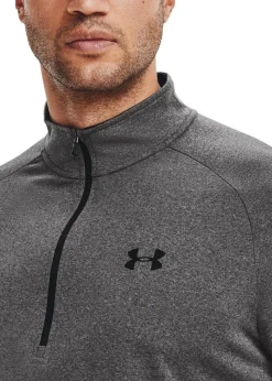 Under Armour Grey/Black Tech Half Zip Top