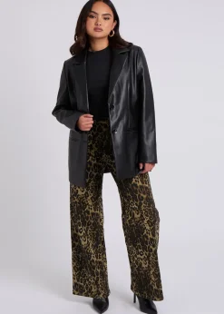 Urban Bliss Black PU Blazer