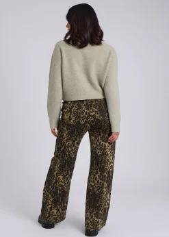 Urban Bliss Sage Floral Button Cardigan