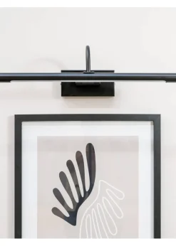 ValueLights Alana Matte Black Wall Light Integrated LED (20cm x 11cm x 46.5cm)