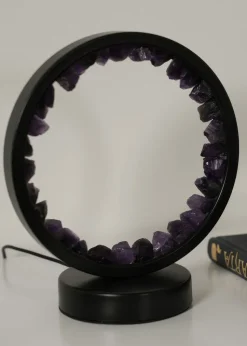 ValueLights Amethyst Crystal Wellness Lamp (20.5cm x 10.5cm x 18cm)