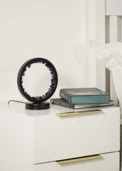 ValueLights Amethyst Crystal Wellness Lamp (20.5cm x 10.5cm x 18cm)