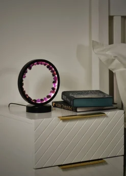 ValueLights Amethyst Crystal Wellness Lamp (20.5cm x 10.5cm x 18cm)