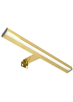 ValueLights Brushed Gold Wall Light Integrated LED (4cm x 40cm x 16.5cm)