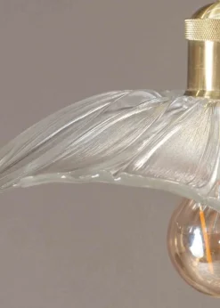 ValueLights Cassia  Gold Pendant Light (27cm x 110cm x 27cm)