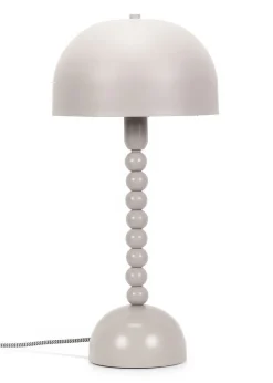 ValueLights Clement Grey Table Lamp (46cm x 22cm x 22cm)