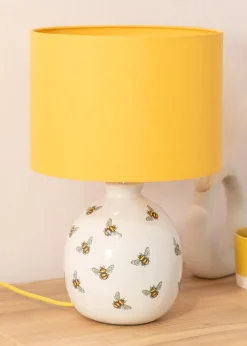 ValueLights Jayne Bee Ceramic Table Lamp (42.5cm x 28cm x 28cm)