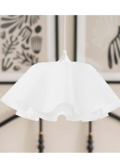 ValueLights Kumo White Acrylic Pendant Light (114cm x 42.5cm x 42.5cm)