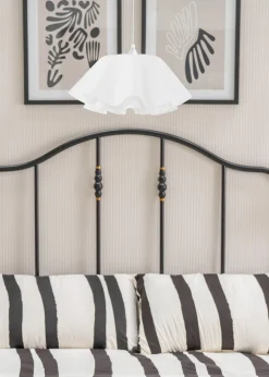 ValueLights Kumo White Acrylic Pendant Light (114cm x 42.5cm x 42.5cm)