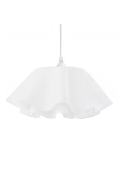 ValueLights Kumo White Acrylic Pendant Light (114cm x 42.5cm x 42.5cm)