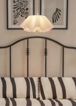 ValueLights Kumo White Acrylic Pendant Light (114cm x 42.5cm x 42.5cm)