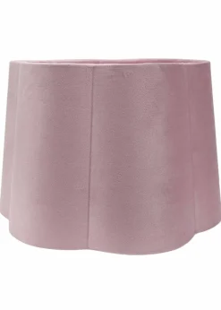 ValueLights Medium Amy Velvet Pink Tapered Ceiling Pendant Shade