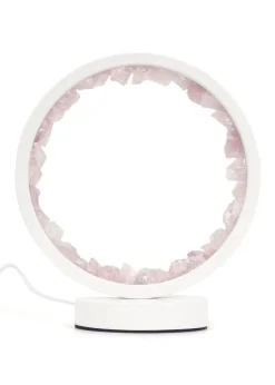 ValueLights Rose Quartz Crystal Wellness Lamp (20.5cm x 10.5cm x 18cm)