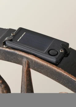 ValueLights Solar Bronze Sun Wall Light With Integrated LED's (35cm x 40cm x 40cm)