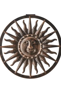 ValueLights Solar Bronze Sun Wall Light With Integrated LED's (35cm x 40cm x 40cm)