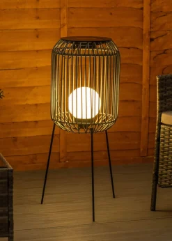 ValueLights Solar Tripod Lantern With Integrated Globe LED's  (77cm x 29cm x 29cm)