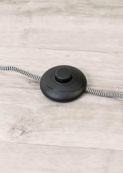 ValueLights Stassi Matte Blue Floor Lamp with Blue Dome Shade