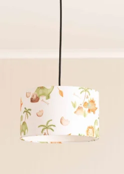 ValueLights Toro Shade  Multicolour Drum Ceiling Pendant Lampshade (15cm x 25cm x 25cm)