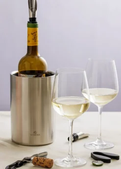 Viners Silver Double Wall Wine Cooler (1.3L)