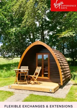 Virgin Experience Days One Night Glamping Pod Break in Devon