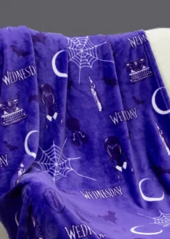 Wednesday Destined Fleece Throw 100 x 150cm