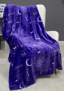 Wednesday Destined Fleece Throw 100 x 150cm