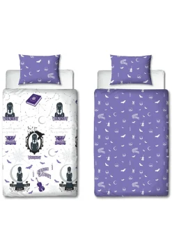 Wednesday Reversible Brushed Microfiber Duvet Cover Set