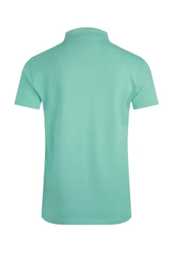 Weird Fish Aqua Miles Pique Polo