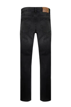 Weird Fish Black Eddie Straight Leg Denim Jeans