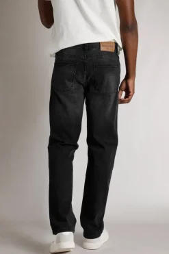 Weird Fish Black Eddie Straight Leg Denim Jeans