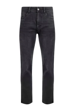 Weird Fish Black Eddie Straight Leg Denim Jeans