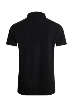 Weird Fish Black Miles Pique Polo