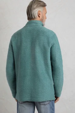 Weird Fish Blue Cruiser 1/4 Zip Macaroni