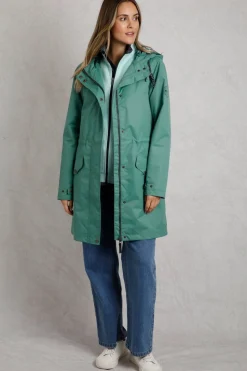 Weird Fish Blue Delara Showerproof Jacket