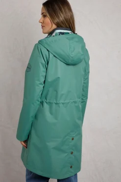 Weird Fish Blue Delara Showerproof Jacket