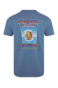 Weird Fish Blue Fin Hof Back Print Artist T-Shirt