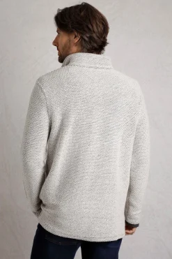 Weird Fish Cream Cruiser 1/4 Zip Macaroni