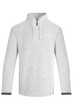 Weird Fish Cream Cruiser 1/4 Zip Macaroni