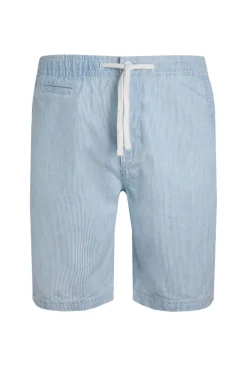 Weird Fish Cream Dewey Stripe Shorts