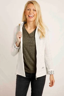 Weird Fish Cream Sontee Full Zip Macaroni