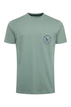 Weird Fish Green Tidal Branded Pocket T-Shirt