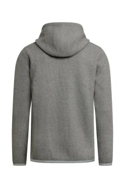 Weird Fish Grey Lockie Full Zip Bonded Fleece Hoodie