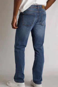 Weird Fish Indigo Eddie Straight Leg Denim Jeans