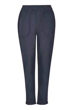 Weird Fish Navy Blue Malorri Chino Trousers