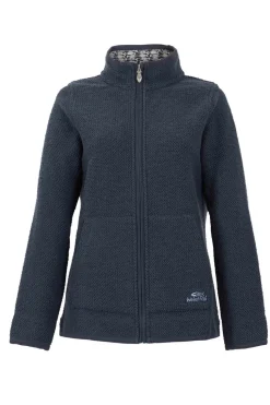 Weird Fish Navy Sontee Full Zip Macaroni