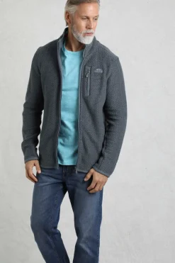 Weird Fish Pale Blue Transom Full Zip Macaroni