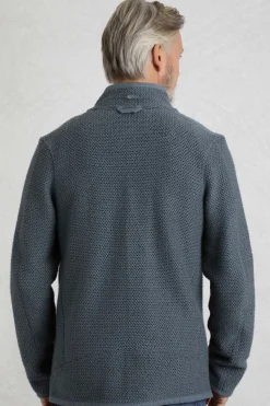 Weird Fish Pale Blue Transom Full Zip Macaroni