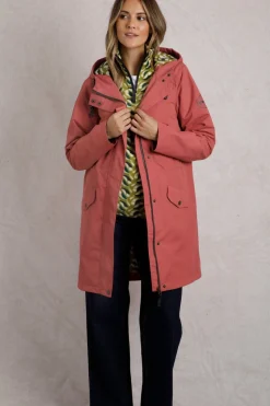 Weird Fish Pink Delara Showerproof Jacket