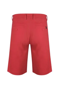Weird Fish Red Rayburn Flat Front Shorts